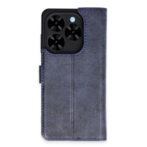 Tecno Spark Go 2024 Kılıf Trend S Plus Kapaklı Kılıf - Lacivert