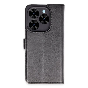 Tecno Spark Go 2024 Kılıf Trend S Plus Kapaklı Kılıf - Siyah