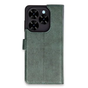 Tecno Spark Go 2024 Kılıf Trend S Plus Kapaklı Kılıf - Yeşil