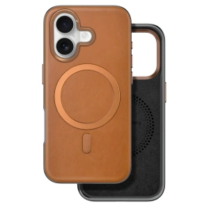 Venco Apple İphone 16 Puskas Magsafe Kapak - Açık Kahve