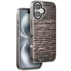 Venco İphone 16 Wave Kapak - Kahverengi