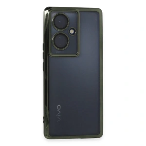Vivo V29 Lite Kılıf Razer Lensli Silikon - Yeşil