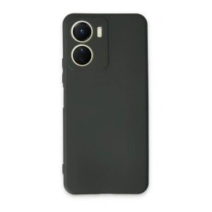 Vivo Y16 Kılıf First Silikon - Koyu Yeşil