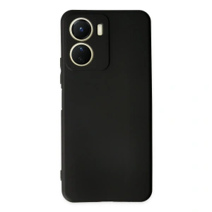 Vivo Y16 Kılıf First Silikon - Siyah