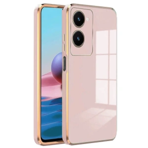 Vivo Y18 Kılıf Volet Silikon - Pembe