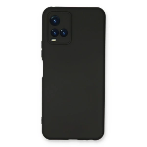 Vivo Y21s Kılıf Nano İçi Kadife Silikon - Siyah