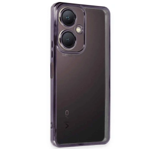 Vivo Y27 Kılıf Razer Lensli Silikon - Mor