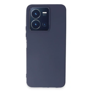 Vivo Y35 Kılıf First Silikon - Lacivert