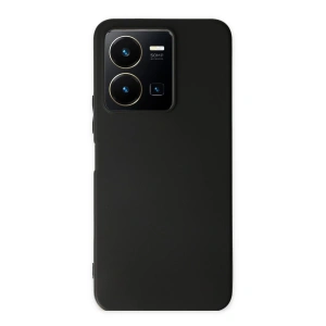 Vivo Y35 Kılıf First Silikon - Siyah