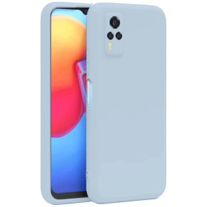 Vivo Y53s Kılıf Nano İçi Kadife Silikon - Buz Mavi