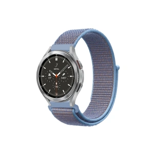 Watch 22mm Hasırlı Cırtcırtlı Kordon (saat Değildir) - Mavi