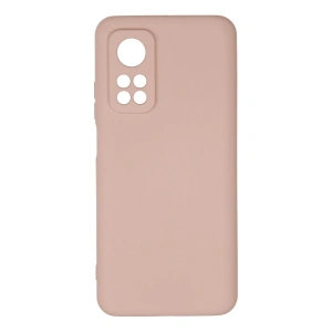 Xiaomi Mi 10t Kılıf Nano İçi Kadife Silikon - Pudra