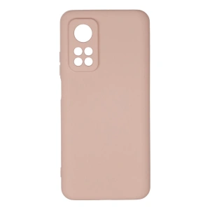 Xiaomi Mi 10t Kılıf Nano İçi Kadife Silikon - Pudra