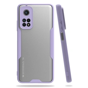 Xiaomi Mi 10t Pro Kılıf Platin Silikon - Lila