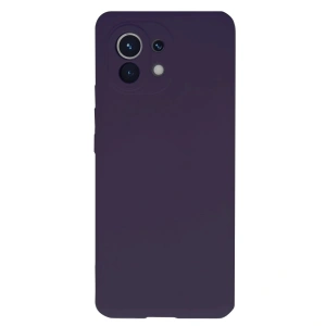 Xiaomi Mi 11 Kılıf Nano İçi Kadife Silikon - Mor