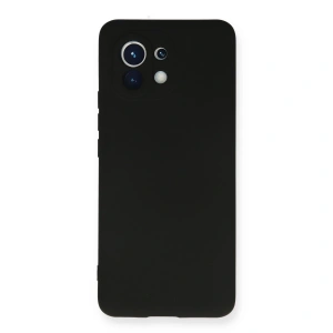 Xiaomi Mi 11 Kılıf Nano İçi Kadife Silikon - Siyah