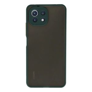 Xiaomi Mi 11 Lite Kılıf Montreal Silikon Kapak - Yeşil