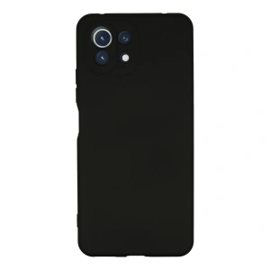 Xiaomi Mi 11 Lite Kılıf Nano İçi Kadife Silikon - Siyah