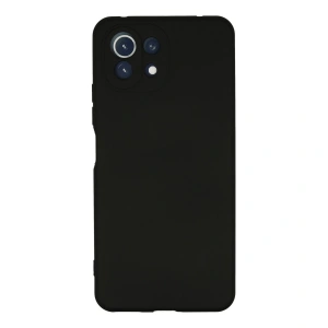 Xiaomi Mi 11 Lite Kılıf Nano İçi Kadife Silikon - Siyah
