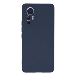 Xiaomi Mi 12 Lite Kılıf Nano İçi Kadife Silikon - Lacivert