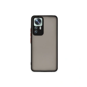 Xiaomi Mi 12t Pro Kılıf Montreal Silikon Kapak - Siyah