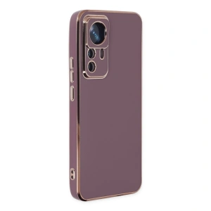 Xiaomi Mi 12t Pro Kılıf Volet Silikon - Mor