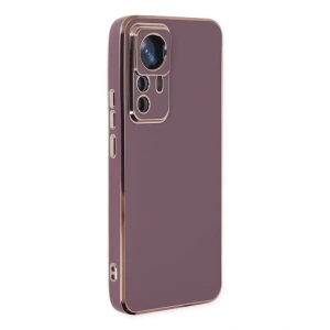 Xiaomi Mi 12t Pro Kılıf Volet Silikon - Mor