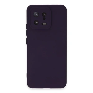 Xiaomi Mi 13 Kılıf Nano İçi Kadife Silikon - Mor
