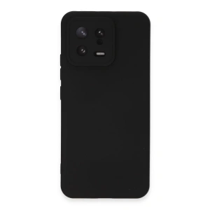 Xiaomi Mi 13 Kılıf Nano İçi Kadife Silikon - Siyah
