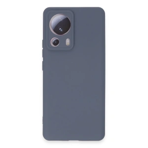 Xiaomi Mi 13 Lite Kılıf Nano İçi Kadife Silikon - Gri