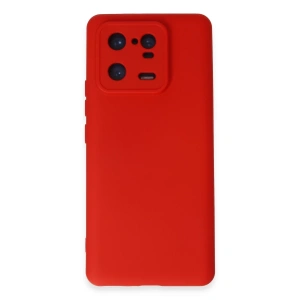 Xiaomi Mi 13 Pro Kılıf Nano İçi Kadife Silikon - Kırmızı
