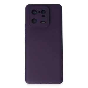 Xiaomi Mi 13 Pro Kılıf Nano İçi Kadife Silikon - Mor