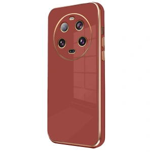 Xiaomi Mi 14 Ultra Kılıf Volet Silikon - Kırmızı