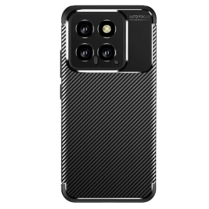 Xiaomi Mi 14t Kılıf Auto Focus Karbon Kapak - Siyah