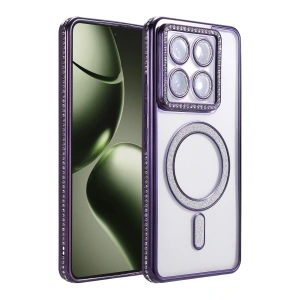 Xiaomi Mi 14t Pro Joke Simli Magneticsafe Kılıf - Derin Mor