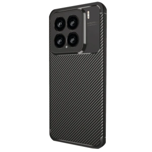 Xiaomi Mi 15 Kılıf Auto Focus Karbon Kapak - Siyah