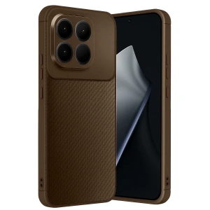 Xiaomi Mi 15t Auto Focus Karbon Kapak - Kahverengi