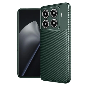 Xiaomi Mi 15t Pro Auto Focus Karbon Kapak - Koyu Yeşil