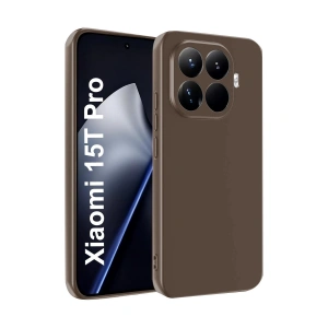 Xiaomi Mi 15t Pro First Silikon - Kahverengi