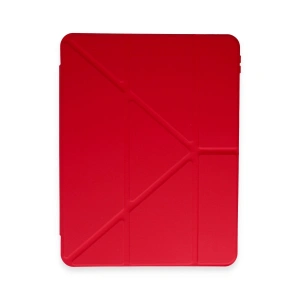 Xiaomi Pad 6 Kılıf Kalemlikli Mars Tablet Kılıfı - Kırmızı