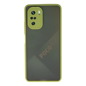 Xiaomi Poco F3 Kılıf Montreal Silikon Kapak - Açık Yeşil