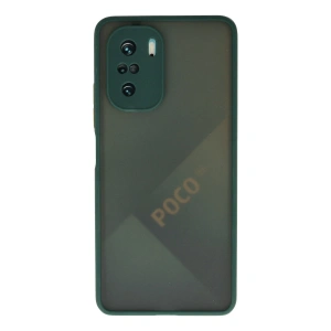 Xiaomi Poco F3 Kılıf Montreal Silikon Kapak - Yeşil