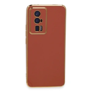 Xiaomi Poco F5 Pro Kılıf Volet Silikon - Kırmızı