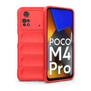Xiaomi Poco M4 Pro 4g Kılıf Optimum Silikon - Kırmızı