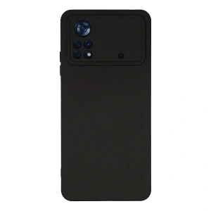 Xiaomi Poco X4 Pro 5g Kılıf Nano İçi Kadife Silikon - Siyah