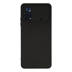 Xiaomi Poco X4 Pro 5g Kılıf Nano İçi Kadife Silikon - Siyah