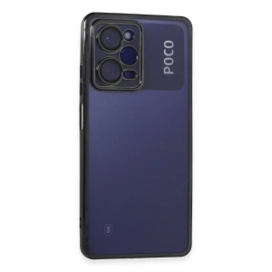 Xiaomi Poco X5 Pro 5g Kılıf Razer Lensli Silikon - Siyah