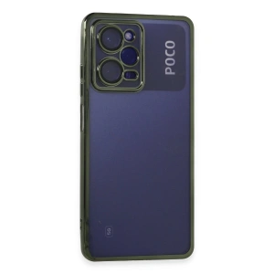 Xiaomi Poco X5 Pro 5g Kılıf Razer Lensli Silikon - Yeşil