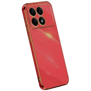 Xiaomi Poco X6 Pro Kılıf Volet Silikon - Kırmızı