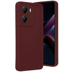 Xiaomi Poco X7 Pro Viera Silikon - Bordo
